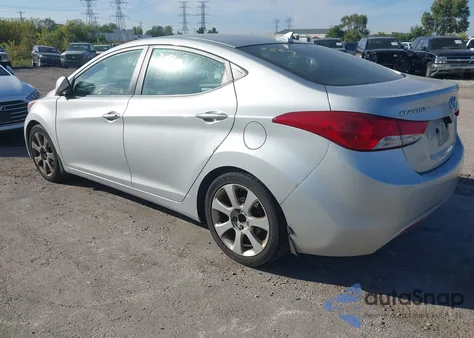 2013 Hyundai Elantra Limited from USA, damaged, VIN KMHDH4AE7DU670845
